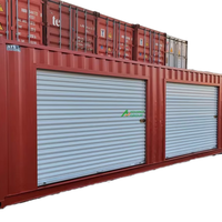 Portes enroulables en acier de conception industrielle sur mesure avec isolation thermique, résistantes au vent, durables pour une utilisation commerciale dans les centres commerciaux