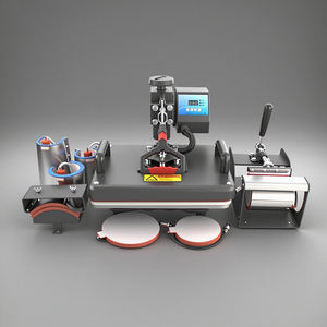 Machine à transfert thermique manuelle numérique pour vêtements Presse à chaud à repassage plat 25*30 Equipement de vente directe d'usine - Product Image 1