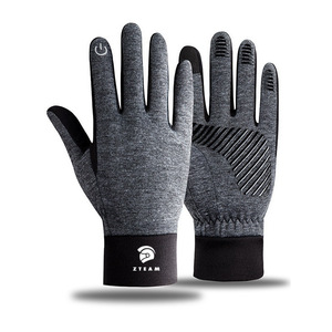 Zteam Winter Touchscreen <b>Gloves</b> Fleece Lined Windproof Waterproof Skiing Cycling Outdoor Unisex Adult <b>Gloves</b> - Product Image 4