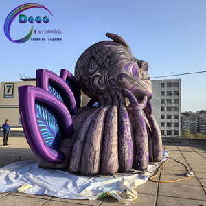 Sân khấu đầu bơm hơi màu tím với đèn LED cho các lễ hội âm nhạc điện tử, các bữa tiệc theo chủ đề Rừng Rậm - Product Image 2