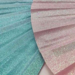 NEW Large Rave 33CM Folding Clack <b>Hand</b> <b>Fan</b> With Holster <b>Fan</b> Holder Fabric Case Bag Holster With <b>Fan</b> - Product Image 4