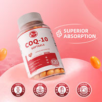 Capsules de Coenzyme Q10 Cq10, 120 unités, complément alimentaire pour le cœur et l'énergie, extrait naturel, unisexe, vente en gros
