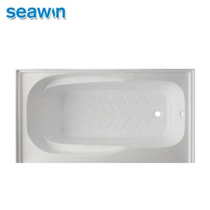 Baignoire Seawin <span class=keywords><strong>de</strong></span> Luxe pour Adultes, en Acrylique, avec Jupe Latérale Double et Drain, Moderne, Autoportante, Portable, Blanc Pur, pour Intérieur - Product Image 3