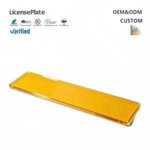 Placa de Matrícula de Acrílico Personalizada, Placa de Matrícula Europea Reflectante de Acrílico con Números de Acrílico 3D/4D, Venta al por Mayor - Product Image 1