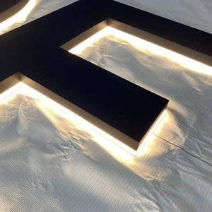 Insegna Luminosa <span class=keywords><strong>3D</strong></span> in Metallo con Certificazione UL & CE, Logo Aziendale Personalizzato, Insegna Commerciale, <span class=keywords><strong>Lettere</strong></span> Luminose per Negozi - Product Image 2
