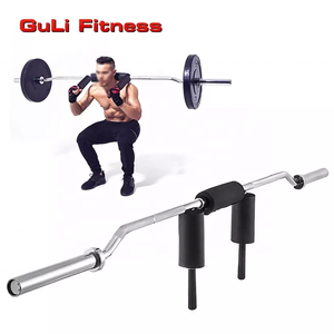Guli Fitness Professional Factory Weight Lifting Adjustable <strong>Barbell</strong> <strong>U</strong> Shaped Squat Gym Bar Cambered Small Arch Safety Squat Bar - Product Image 2