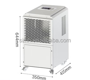 Déshumidificateur à compresseur à minuterie de redémarrage automatique le plus vendu, affichage LED, réservoir d'eau amovible, pour maison, serre, hôtels électriques - Product Image 3