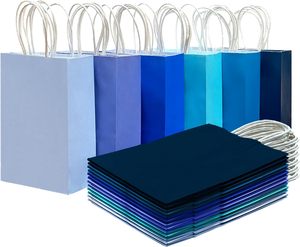 Nhà Máy Giá phân hủy sinh học kraft giấy goodie túi với xử lý biểu tượng tùy chỉnh màn hình in ấn kích thước nhỏ - Product Image 1