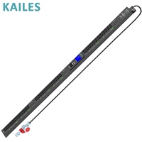 KAILES (KLS) PDU intelligent série ZD 32A triphasé AC 30+6 bits C13/C19 6 disjoncteurs Équipement de distribution d'alimentation à distance
