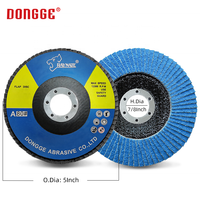 125x22mm disque meule Abraser disques à lamelles zircone oxyde d'aluminium disque à lamelles abrasif pour acier inoxydable