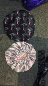 Gorro de Dormir Ajustable de Satén para Mamá e Hija, para Mujeres y Bebés, Niños Pequeños, Gorro para Cabello Rizado - Product Image 4