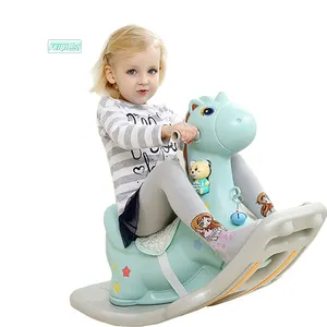 Пластиковое детское кресло-качалка для катания на животных, лошадка-качалка
