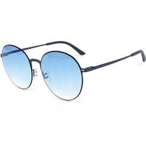 温州奢华女士太阳镜复古定制设计UV400金框聚碳酸酯镜片轻质偏光定制标志 - Product Image 4