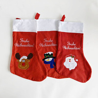Decoraciones Navideñas Transfronterizas, Calcetines Navideños, Bolsas de Regalo Bordadas, Calcetines de Navidad, Nuevos Adornos para Personas Mayores
