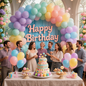 18-Inch <strong>Macaron</strong> Pastel Green Latex Balloon for Party <strong>Decorations</strong> for Halloween Valentine's Day Easter-Factory Wholesale - Product Image 4