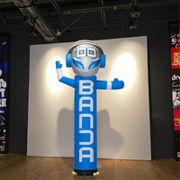 Publicité extérieure à prix d'usine Gonflables Logo personnalisable et taille Wave Hand Air Dancer Design