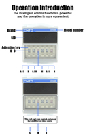 Relay Timer Digital Tipe CNTD CDH48S-S1 5A 50HZ AC/DC24V Relay Daya Serbaguna untuk Penggunaan Industri dengan Siklus Pengulangan dan Tunda