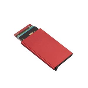 Portefeuille en métal avec logo personnalisé, cadeau d'affaires personnalisé, porte-cartes automatique pour hommes, fabriqué en aluminium - Product Image 5