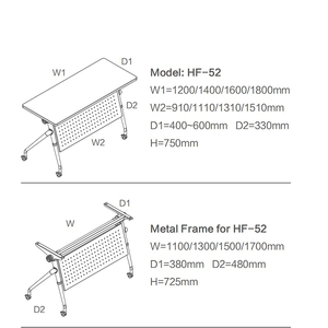 Mesa de Conferencia Modular de Melamina E1 para 8 Personas, Extensible, Duradera y Ergonómica, para Sala de Capacitación y Seminarios - Product Image 6