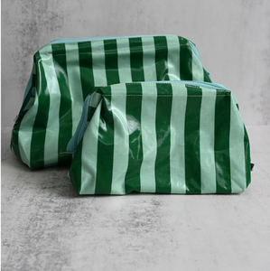 New Green Large Capacity <b>Travel</b> Storage <b>Wash</b> Makeup <b>Bag</b> Portable Canvas Makeup <b>Bag</b> Portable Handle Makeup <b>Bag</b> - Product Image 3