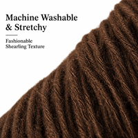 Laine de mouton teinte en chenille acrylique nylon 2/32 Nm, qualité export stable, pour vêtements d'hiver, lavable en machine