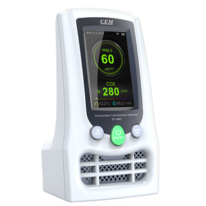 CEM DT-9681 가스 분석기 공기질 감지기 입자 질량 농도 포름알데히드(HCHO) PM2.5/PM10 온도 감지 - Product Image 5