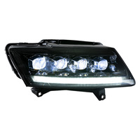Ensemble de phares LED pour Audi Q5 2010-2018, mise à niveau des phares à LED avec projecteur, clignotants dynamiques séquentiels, DRL, plug & play