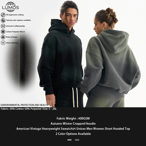 Sudadera de Algodón Personalizada <span class=keywords><strong>para</strong></span> <span class=keywords><strong>Hombre</strong></span>, Talla Grande, con Capucha, Cuello Redondo, Bordada, Marca Privada, Sudadera de Invierno con Logotipo Personalizado, Gran Venta Lumos - Product Image 2