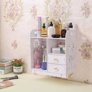 Organizador de Cosméticos con Cajones, Cómoda de Noche, Organizador de Productos para el Cuidado de la Piel, Estante de Almacenamiento para Escritorio de Oficina - Product Image 3