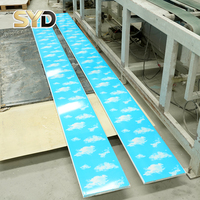 Panneau de plafond suspendu en PVC de haute qualité, dalles de plafond décoratives en plastique, imperméables, ignifuges et insonorisées pour la maison et le bureau
