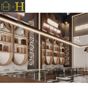 Kệ Trưng Bày Thực Phẩm Bằng Gỗ Thiết Kế Mới Kệ Trưng Bày Bánh Nướng Theo Yêu Cầu - Product Image 6