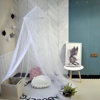Moustiquaire de lit d'étudiant simple et estivale, type dôme rond, rideau suspendu, style princesse, anti-moustiques, vente en gros