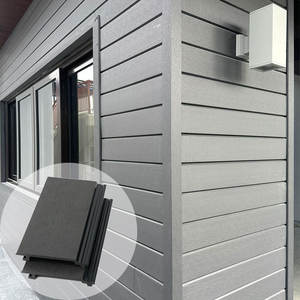 Tablero de revestimiento para exteriores Wpc Revestimiento de pared Panel de pared exterior de grano de madera Venta caliente <span class=keywords><strong>Casa</strong></span> decorativa - Product Image 1