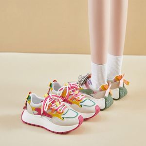 Zapatillas Deportivas Coreanas para Mujer, Estilo Dad Shoes, Moda Primavera 2026, Suela Gruesa y Elevada, Combinables con Todo, para Estudiantes, Uso Diario, Correr, Casual - Product Image 4