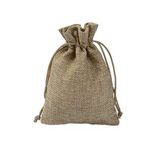 Vente en gros de pochettes en toile de coton biologique personnalisées avec logo écologique pour l'emballage - Product Image 4
