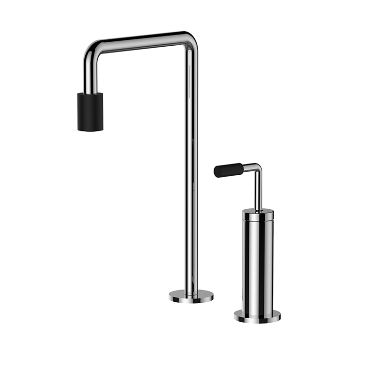 Brass Bathroom Washbasin Faucet Single Handle Cold And Hot Mixer