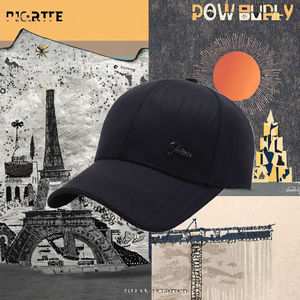 Gorra de Béisbol de 6 Paneles 100% Poliéster al por Mayor para Hombres Mayores, con Logotipo y Patrón de Letras Personalizados, Bordada a Mano, Protección Solar - Product Image 2