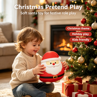 Jouet Squishy Père Noël Mignon à Succès – à Presser et à Jouer pour Soulager le Stress, Rebond Lent, Cadeau de Noël Portable, Cadeaux Père Noël