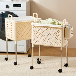 No Bending Clothes Storage <b>Basket</b> Laundry Room Household Storage Arrangement Storage <b>Basket</b> Changing Clothes <b>Basket</b> - Product Image 6