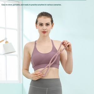 Bande de résistance en forme de 8 pour l'élargissement des pectoraux, corde de traction pour femmes, ouverture des épaules, renforcement du dos, en gel de silicone élastique - Product Image 2
