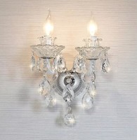 Lámpara de Cristal Europea Moderna con Estilo Crema Sencillo y Atmosférico, Lámpara Decorativa para Sala de Estar, Comedor Principal y Dormitorio