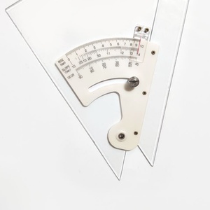 Escuadra Regulable de Plástico Transparente de 25CM, Regla Triangular Ajustable, Venta al Por Mayor de Fábrica - Product Image 6