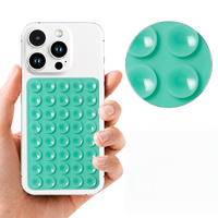 Support universel pour téléphone à ventouse double face en silicone, support de téléphone multifonctionnel en silicone avec 40 ventouses
