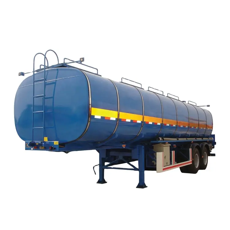 Hot Selling 3 Axle 45000L Aluminum Fuel Oil Tanker Semi Trailer For Diesel And gasoline Shipping