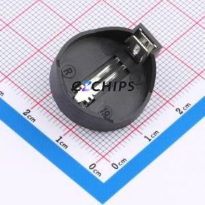 BS-2-1 Button & Strip Battery Connector Through hole Component (THT) Connector Battery Holder -55℃~+85 - Product Image 1