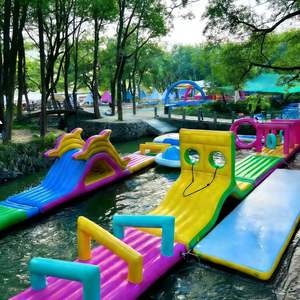 Parque Acuático Flotante <span class=keywords><strong>Inflable</strong></span> Personalizable para Deportes Acuáticos Comerciales al Aire Libre, Tobogán <span class=keywords><strong>Inflable</strong></span>, <span class=keywords><strong>Castillo</strong></span> Hinchable para Niños - Product Image 6