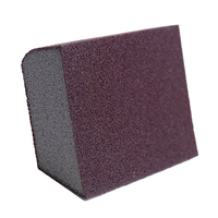 Éponge à poncer en gros, éponge brune, bloc de ponçage, oxyde d'aluminium, bloc de ponçage 100x70x25mm pour le polissage et le meulage