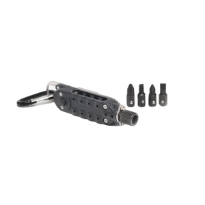 Destornillador multiherramienta de gran venta, portador de brocas hexagonales con llavero de mosquetón, dispositivo de combinación portátil para accesorios de bicicleta - Product Image 1