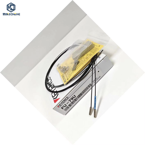 Capteur à fibre optique à faisceau traversant FU-79U, ultra haute sensibilité, cylindrique, filetage M4, 2m, découpe libre, pour l'automatisation industrielle - Product Image 1