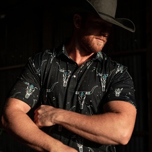 Camisa de Golf de Alto Rendimiento con Cuello Blanco de Malla Tejida, Azul Claro, con Botones de Perla, Marca Privada - Product Image 5